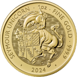 Zlatá mince 1 Oz The Royal Tudor Beasts Seymour Unicorn 2024