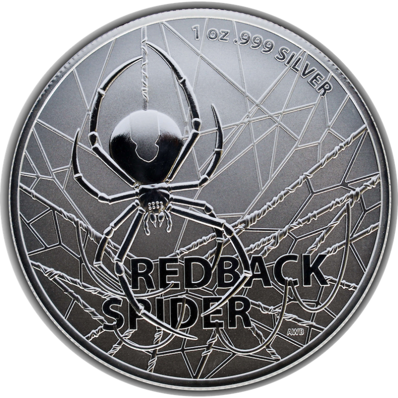 Stříbrná mince 1 Oz Australia’s most dangerous Černá Vdova 2020