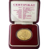 Zlatá medaile 1 oz 250. výročí narození W. A. Mozarta 2006 Proof