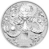 Stříbrná mince 2 Oz Lunar Series III Year of the Dragon 2024