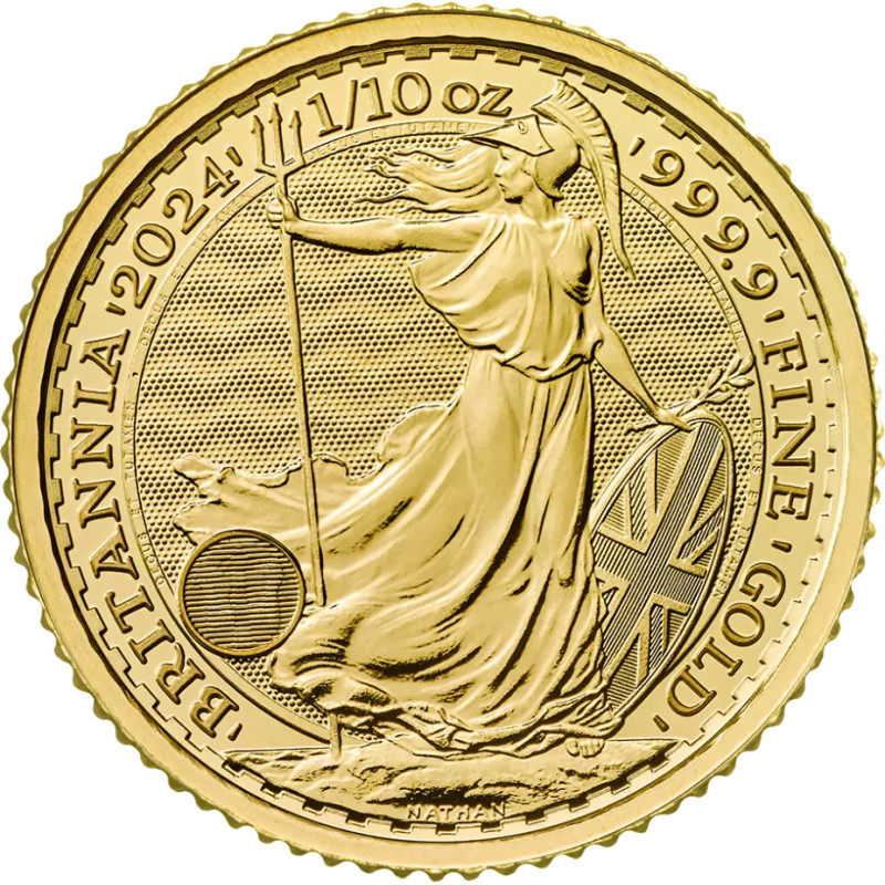 Zlatá mince 1/10 Oz Britannia 2024