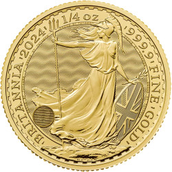 Zlatá mince 1/4 Oz Britannia 2024