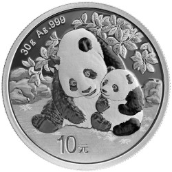 Stříbrná mince 30 g China Panda 2024