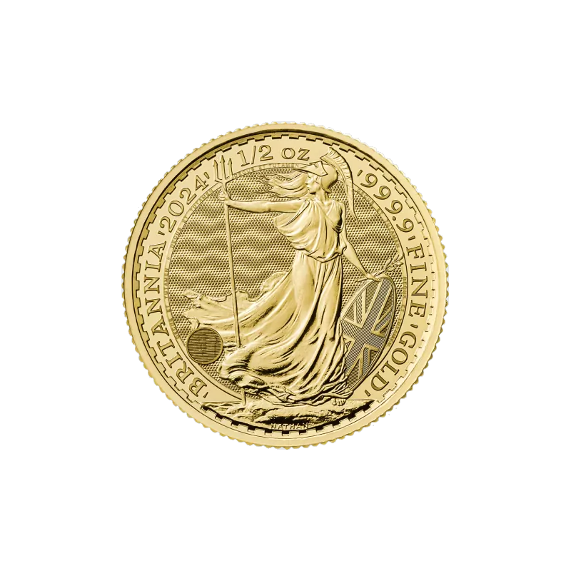Zlatá mince 1/2 Oz Britannia 2024