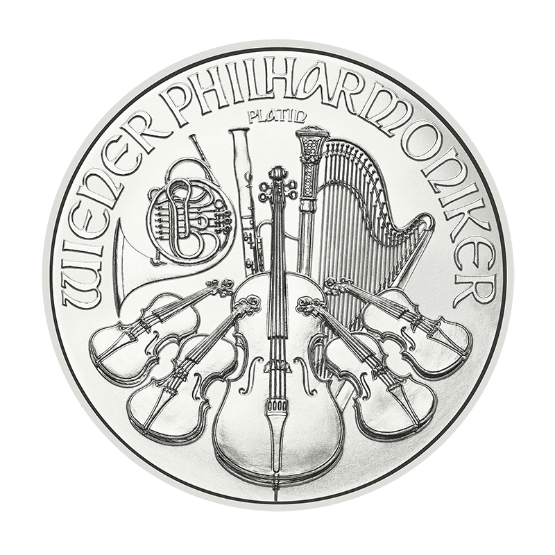 Platinová mince 1/25 Oz Wiener Philharmoniker 2024