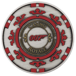 Stříbrná mince 1 Oz Casino Royale Chip 2023 (v Krabičce)