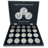 Sada stříbrných mincí 40 x 1 Oz American Eagle 1986-2024