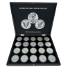 Sada stříbrných mincí 40 x 1 Oz American Eagle 1986-2024
