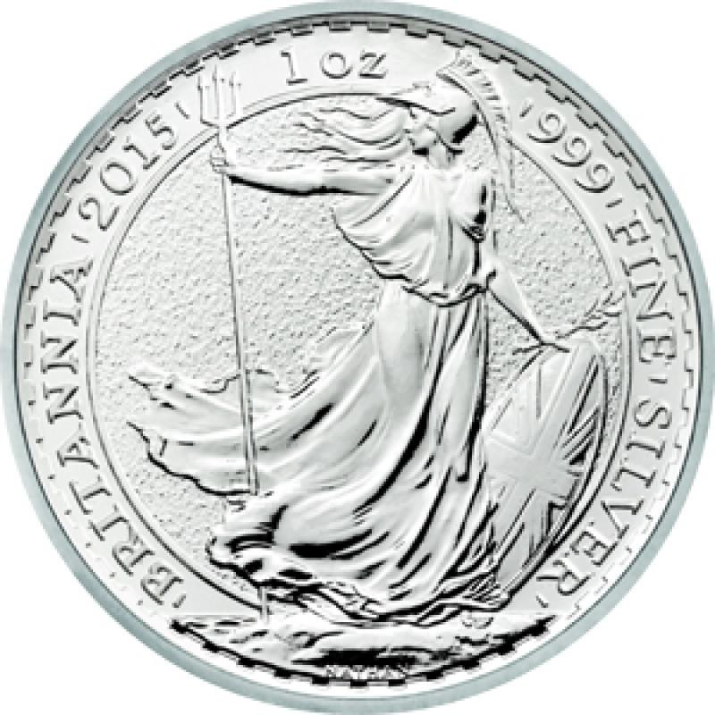 Stříbrná mince 1 Oz Britannia 2015