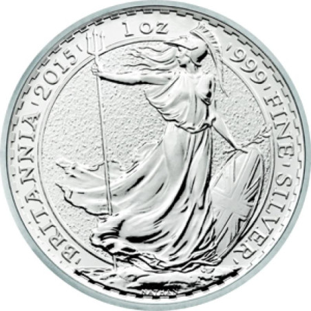 Stříbrná mince 1 Oz Britannia 2015