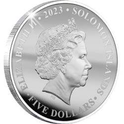 Stříbrná mince 1 Oz 100 Years of Wonder Lví Král 2023 Proof Kolorováno
