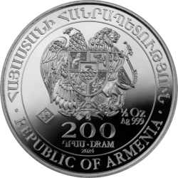 Stříbrná mince 1/2 Oz Archa Noemova 2024
