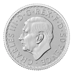 Stříbrná mince 1/10 Oz Britannia 2024 Charles