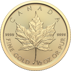 Zlatá mince 1/2 Oz Maple...