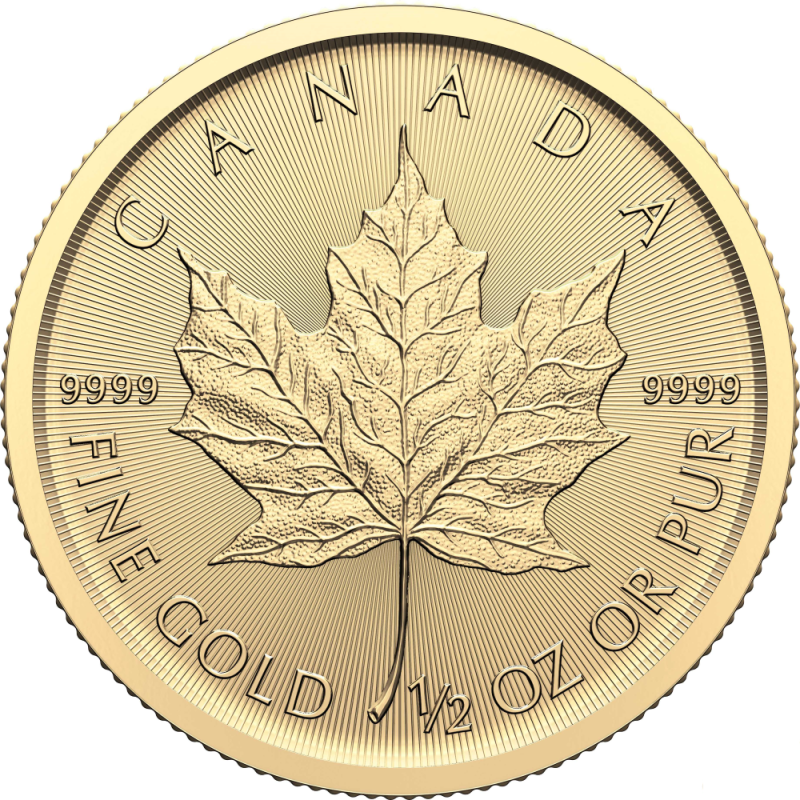Zlatá mince 1/2 Oz Maple Leaf 2024
