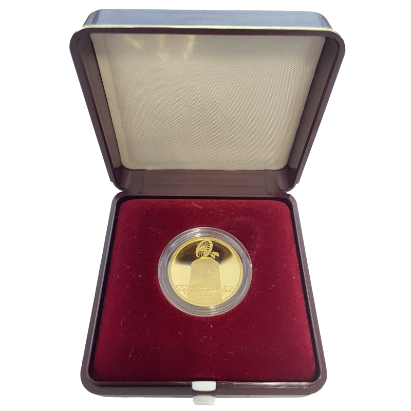 Zlatá mince 1/4 Oz Kulturní památka větrný mlýn v Ruprechtově 2009 Proof