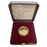Zlatá medaile 1/4 Oz 60. výročí ZOO Dvůr Králové 2006 Proof