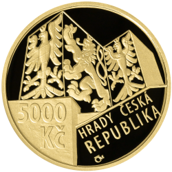 Zlatá mince 5000 Kč 1/2 Oz Hrad Buchlov 2020 Proof