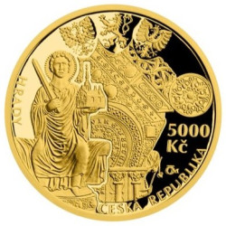 Zlatá mince 5000 Kč 1/2 Oz Hrad Bečov nad Teplou 2020 Proof