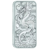 Stříbrná mince ve tvaru slitku 1 Oz Rectangular Dragon 2018