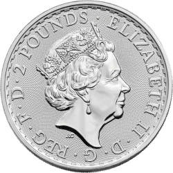 Stříbrná mince 1 Oz Britannia 2021