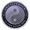 Stříbrná mince 1 Oz Equilibrium 2021 Proof křišťály Swarovski