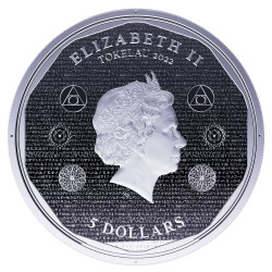 Stříbrná mince 1 Oz Vivat Humanitas 2022 Proof křišťály Swarovski