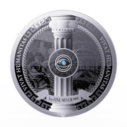 Stříbrná mince 1 Oz Vivat Humanitas 2023 Proof křišťály Swarovski