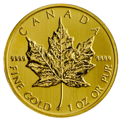 The Royal Canadian Mint Maple Leaf zlatá mince 1 Oz