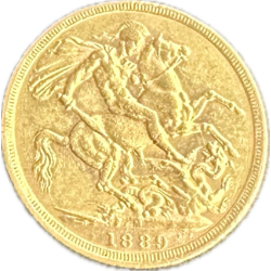 Zlatá mince 1/4 Oz Sovereign 1889