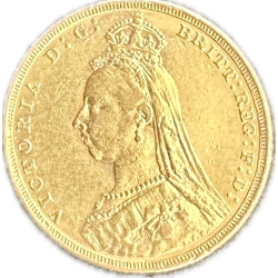 Zlatá mince 1/4 Oz Sovereign 1889