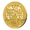 Zlatá mince 5000 Kč 1/2 Oz město Litoměřice 2022 Proof