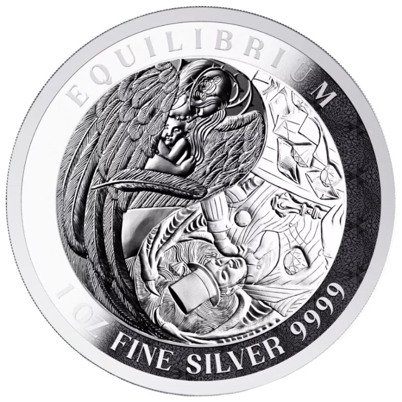 Stříbrná mince 1 Oz Equilibrium 2024 Proof-like