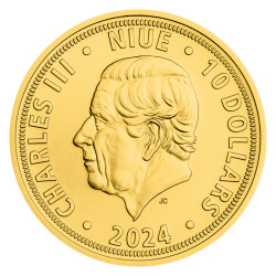 Zlatá mince 1/4 Oz Český Lev 2024