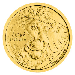 Zlatá mince 1/25 Oz Český...