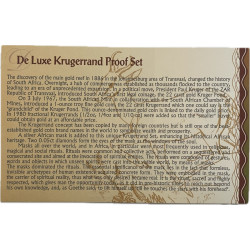 Sada zlatých mincí 4 x Krugerrand 2003 Proof