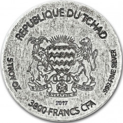 Stříbrná mince 5 Oz Queen Nefertiti 2017