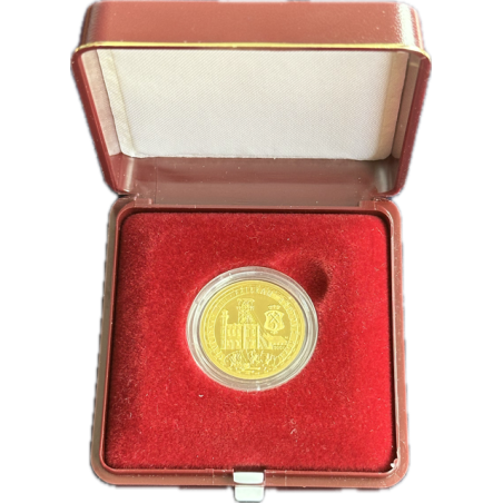 Zlatá mince 1/4 Oz Ševčínský důl Příbram 2007 proof