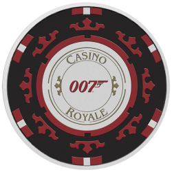 Stříbrná mince 1 Oz Casino Royale Chip 2023 (v Kartě)