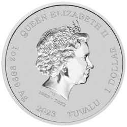 Stříbrná mince 1 Oz Casino Royale Chip 2023 (v Kartě)