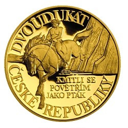 Zlatý Dvoudukát 1/4 Oz Pověst o Horymírovi 2011 Proof