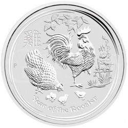 Stříbrná mince 1 Kg Lunar Series II Year of the Rooster 2017