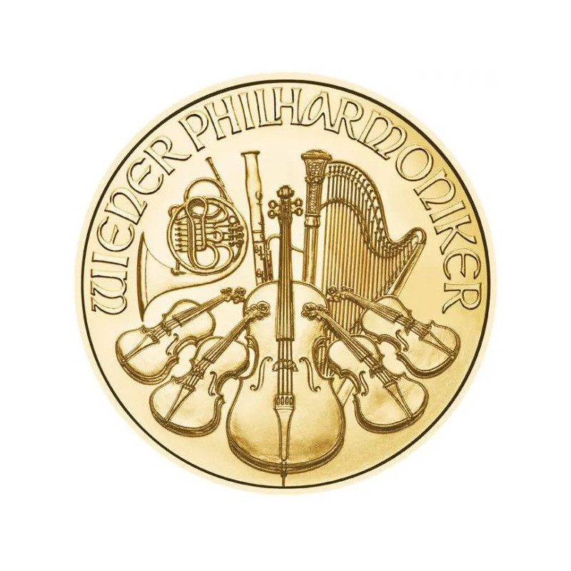 Zlatá mince 1/4 Oz Wiener Philharmoniker různé roky