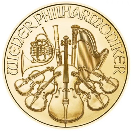 Zlatá mince 1/4 Oz Wiener Philharmoniker různé roky