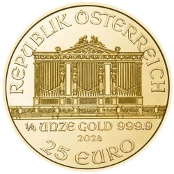Zlatá mince 1/4 Oz Wiener Philharmoniker různé roky