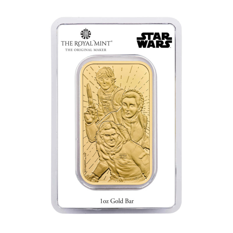 Zlatý slitek 1 Oz Star Wars