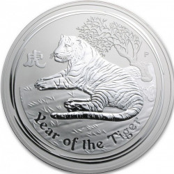 Stříbrná mince 1 Kg Lunar Series II Year of the Tiger 2010