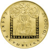 Zlatá mince 1 Oz Příchod věrozvěstů Konstantina a Metoděje 2013 Proof