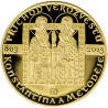Zlatá mince 1 Oz Příchod věrozvěstů Konstantina a Metoděje 2013 Proof