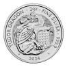 Stříbrná mince 2 Oz The Royal Tudor Beasts Tudor Dragon 2024
